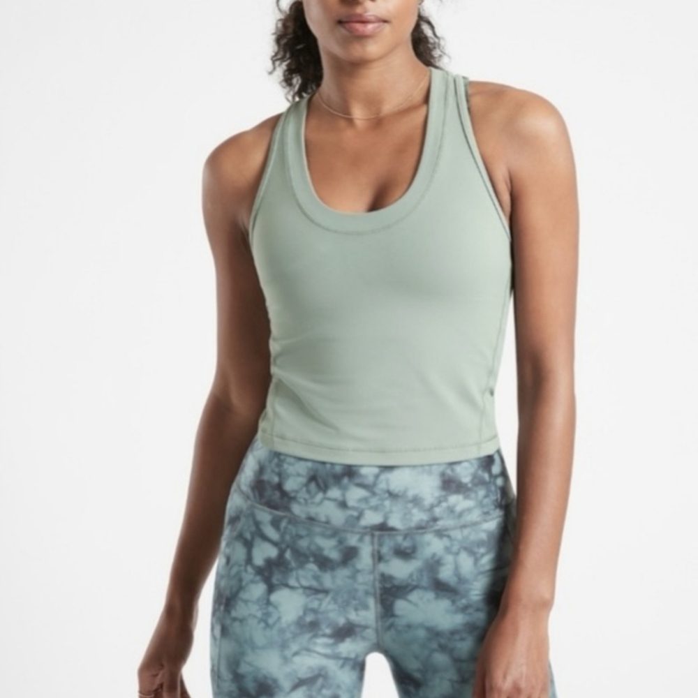 Athleta Mint Green Crop Top